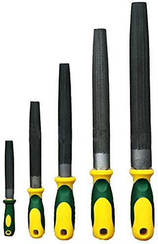Juego de limas de acero al carbono de 5 piezas, limas de aguja para maquetas de metal modelo