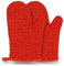Ankier Oven Gloves,Non-Slip Kitchen Oven Mitts Heat Resistant Cooking Gloves for Kitchen Grilling,Cooking,Baking,Microwave,Pizza (red,1 Pair)