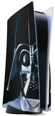 DeinDesign Skin kompatibel mit Sony Playstation 5 Disc Edition Folie Sticker Darth Vader Star Wars Fanartikel