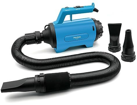 Soffiatore per Cani 3.8HP Asciugacapelli per Uso Privato e Professionale