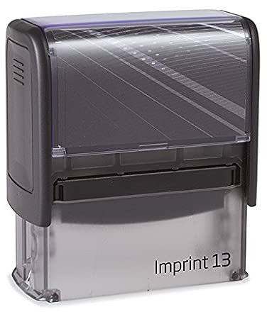 Selbstfärbender Textstempel Imprint 3 mit 6 Zeilen mit Wunschtext, hier direkt individuellen Text eingeben