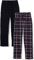 FM London 2er-Pack Pyjama für Herren - Leichte Herren-Pyjamahose, Loungewear und Nachtwäsche