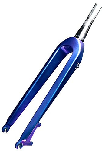 Fourche Avant de Vélo1-1/8 26/27.5/29 T800 Carbone VTT Rigide Fourche Surface Brillante Disque De Frein Conique Vélo de Route Fourche,26ER