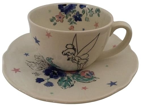 Cath Kidston x Disney Peter Pan Tinkerbell Cup and Saucer