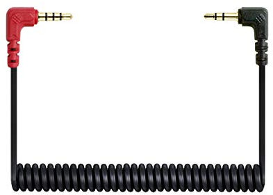 Alphatec Ersatz-SC7-Kabel, 3,5 mm TRRS auf TRS-Mikrofonkabel, Mikrofon, Audion und Lavalier auf Smartphone-Kabel, für RODE VideoMicro VideoMic Go Boya 80 cm