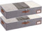 Yawinhe Foldable Under Bed Storage Bags, Closet Organizers, Large Containers with Sturdy Zipper, Clear Window and Reinforced Handles, for Bedding, 2 Pack, 80x40x15cm, Grey, SNH001GL-2