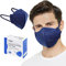KINGFA FFP2 Maske CE Zertifiziert, Geringer Atemwiderstand,20% längere Ohrbänder,Brillenträger, 30 Stück (Blau)