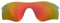 Wetnenss Lentes de repuesto para gafas de sol Oakley RadarLock Path (rojo)