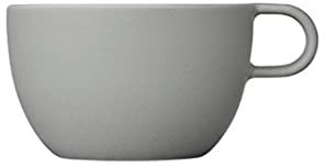 Nespresso Barista Lot de 2 tasses à cappuccino, taille moyenne, gris