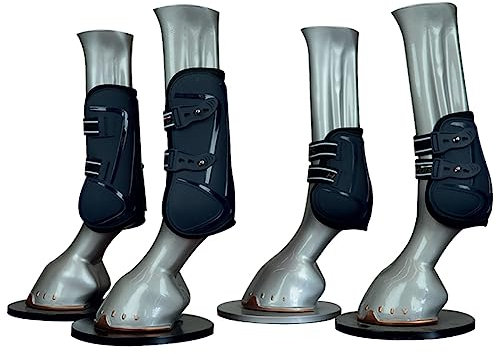 Horses PRO-Quick Soft Blue M Reitschutz-Set für Pferde, weich und strapazierfähig, maximaler Schutz vor Verletzungen und Schnitte