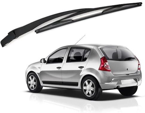 OscitY Auto Gummi Heckscheibe Scheibenwischer, Für Dacia Sandero Hinter Wischerarm Wischblätter Set Car Ersatz Zubehör