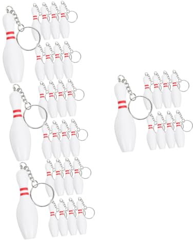BESPORTBLE 36stücke Teiliges Bowling Schlüsselanhänger Kleiner Für Taschen Und Schlüssel Dekoration Für Sportliebhaber Und