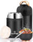 Dreamhigh® Thermos Alimentaire Chaud 550 ml, Acier Inoxydable Boite Repas Isotherme avec Poignée, boite alimentaire isotherme avec Cuillère, sans BPA, pour Ecole, Bureau, Camping (Noir)