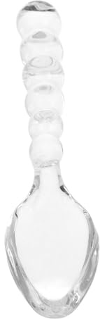 Sosoport Eleganter Glaslöffel Für Desserts Kreativer Teelöffel Aus Glas Für Eis Früchte Und Kuchen Kaffeelöffel Für Zuhause Partys Und Hochzeiten