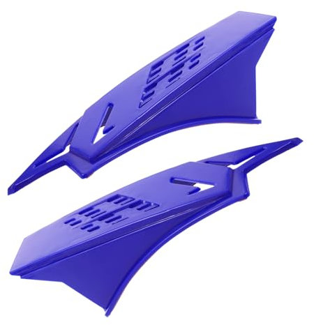 MAGICLULU 2 Stück Motorradhelmdekoration Zubehör für Helmhörner Helmhornaufsätze Motorradhelmaufkleber Zubehör für Helmaufkleber Motorrad Helm Horn Helmdekorationszubehör Abs Blau