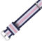 kongsou Cinturino in nylon per orologio Daniel Wellington con fibbia(84-silver,12mm)