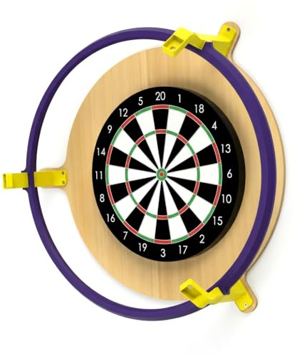 Autodarts Komplettsystem – Dart Scoring System mit LED Ring 6000K & 3× OV9732 Kameras 100° – Dartboard Kamera Tracking System – Autodarts Kamera Set (Nuke Colors)