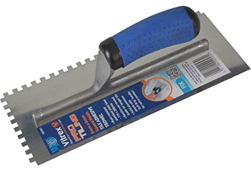 Vitrex Professional Adhesive Trowel Stainless Steel 6mm Square Notches 11 x 4 1/2in