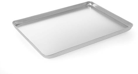 HENDI Auslageplatte, Vitrinenblech, Sandwichplatte, 400x300x(H)20mm, Aluminium, Silber