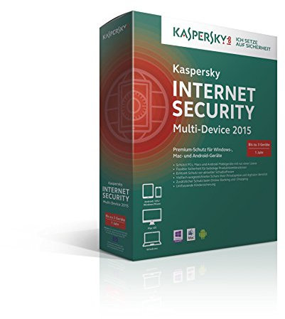 Kaspersky Internet Security 2015 Multi Device - 3 Geräte