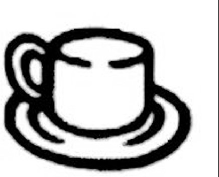 Loyalty Card Embossing Seal Stock Logo Coffee Cup