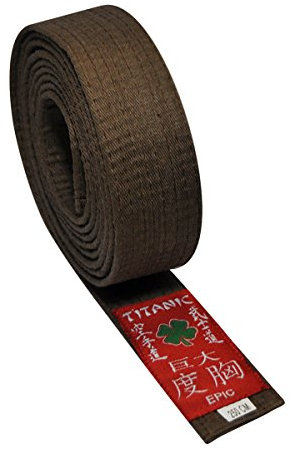 Alpin-Trachten Budogürtel, Karategürtel, Judogürtel, Karate, Judo, Taekwondo, Aikido, Jujutsu (Braun)