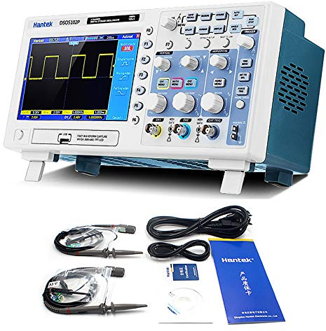Hantek DSO5102P USB Storage Oscilloscope Oszilloskope 2 Channels 100MHz 1GSa/s