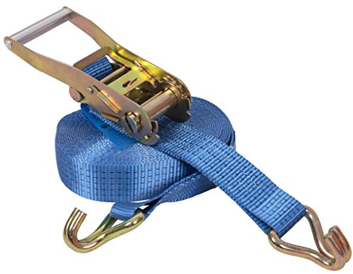 RatStrap 5000kg Ratchet Lashing Claw Hook Cargo Lorry Tie Down Webbing Restraint Straps (4mtr)