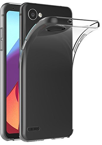 MaiJin Hülle für LG Q6 / Q6 Plus / Q6 Mini (5,5 Zoll) Crystal Clear Durchsichtige Backcover Handyhülle TPU Case