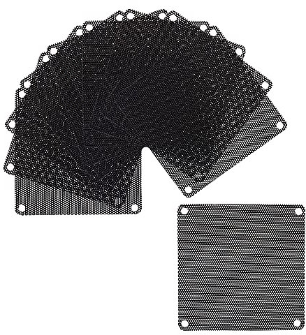10PCS 80mm PVC Computer PC Case Fan Filter Case Cover Filter Mesh with 40 Screws