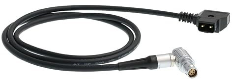 HangTon Stromkabel für RED Komodo-X V-Raptor EPIC/SCARLET DRAGON DSMC2 Kamera, D-tap Rechtwinklige Buchse 6 Pin 1m