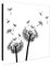 banjado® Großer Schlüsselkasten Glas/Schlüsselbox 30cm x 30cm mit 50 Haken - Motiv Pusteblume 2 /Schlüsselkasten modern für Schlüsselaufbewahrung mit beschreibbarer, magnetischer Glastür