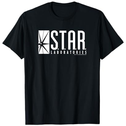 The Flash TV Series S.T.A.R. Labs Logo Black T Shirt T-Shirt