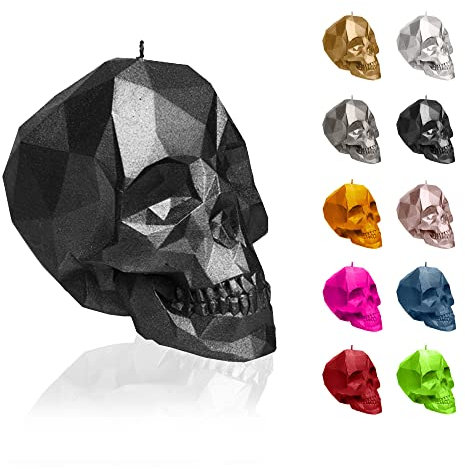 Candellana Skull Kerze Aesthetic 60mmx100mmx70mm - Kerzen Aesthetic 3D - Candles Aesthetic - Dekorative Kerzen Geschenk - Aesthetic Candle - Dekokerze Baumform - Kerze Dekorativ - Candle Decoration