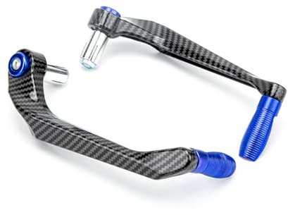 Paraleve Moto, Fydun 7/8 Pollici 22mm Paramani Moto Universali Protezione del Manubrio del Motociclo in Lega di Alluminio Protezione Leva Freno per Moto, Auto Elettriche, Mountain