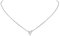 FindChic Kette mit Buchstaben Damen V Kette Buchstabenketten Silber V Anhänger Mini Anfangsbuchstaben Kette Initial Necklace Freundschaftskette für Mädchen Mama Freundin