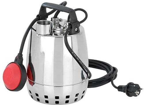 Pompe de relevage Calpeda GXRM11 0,37 KW - Monophasé 220V - Jusqu'à 12 M3/H - Livrée avec condensateur, flotteur réglable et un câble d'alimentation - Immersion de 15mm mini à 5m max