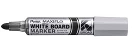 Pentel MWL5W-AX Maxiflo Whiteboard-Marker, Kunststoff, groß, Schwarz