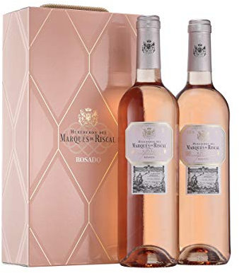 Marqués de Riscal - Vino Rosado Denominación de Origen Calificada Rioja - Estuche 2 botellas x 750 ml - Total 1500 ml