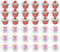 Lostwry 100 Stück Cupcake-Behälter, Cupcake-Halter Muffin-Behälter transparent für Party-Kuchen, Muffins, Eis-Dessert-Becher, Obstsalat Geburtstagsparty, Backen, Hochzeit
