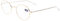 I Need You Unisex Lennard Lesebrille, Gold, + 2,50 dpt