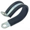 29mm Rubber Lined P Clips Steel Hose Pipe Clamp - Pack of 5