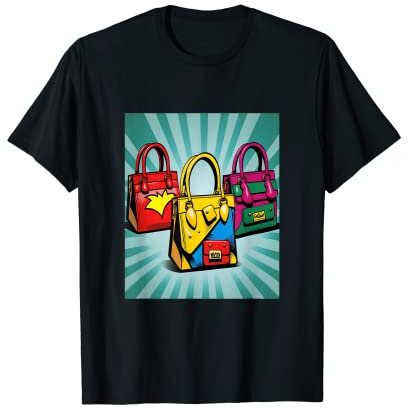 Handtasche Framer Pop Art Handtasche Liebhaber T-Shirt