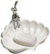 Porte-Savon en Forme de Coquillage avec Motif de Coquillage décoratif, élégant et créatif, Accessoire décoratif pour Salle de Bain, Cuisine Meindin