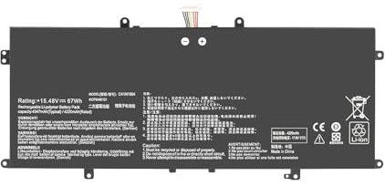 Shentec C41N1904 Battery for ASUS ZenBook 13 UX325 UX325EA UX325JA UM325UA UM325SA UX363EA UX363JA 14 UX425 UX425EA UX425UA UM425IA UX425JA S13 UX393EA VivoBook S14 S435EA C41N1904-1