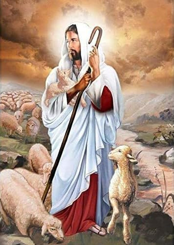 Jesus und das Schaf – 15000-teiliges Holzpuzzle – ab 14 Jahren