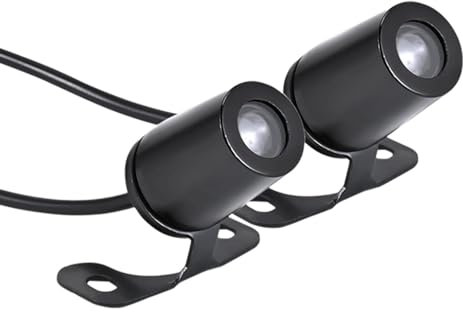Proiettori LED per moto, kit di illuminazione per proiezione di ali d'angelo per moto, 2 kit di luce al neon sotto bagliore, luce impermeabile per appassionati e amanti della moto