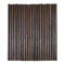 Clôture en bambou naturel Panneau de clôture enroulé décoratif, Brise-vue pour le jardin, la piscine, le patio(brun,1x1m)