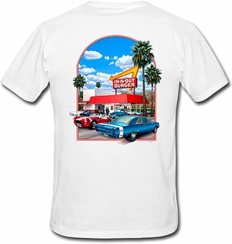 in N Out Burger Men's T-Shirt White Unisex Mens Tees XXL
