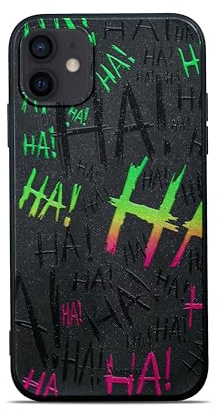 SIMPLYMDRN Slim für iPhone 11 Hülle – Joker Haha Design – Coole Hülle für Männer – Superhelden-Bösewicht Designer-Cover – Schlank und flexibel (Jok6ster Schwarz)